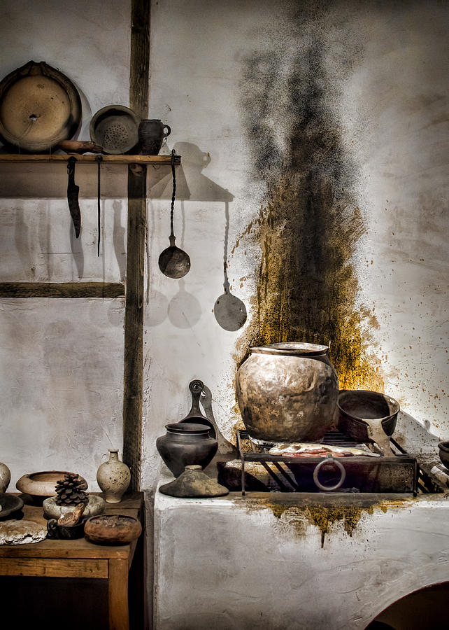Stove Photograph - Kitchen of the Past by Heather Applegate