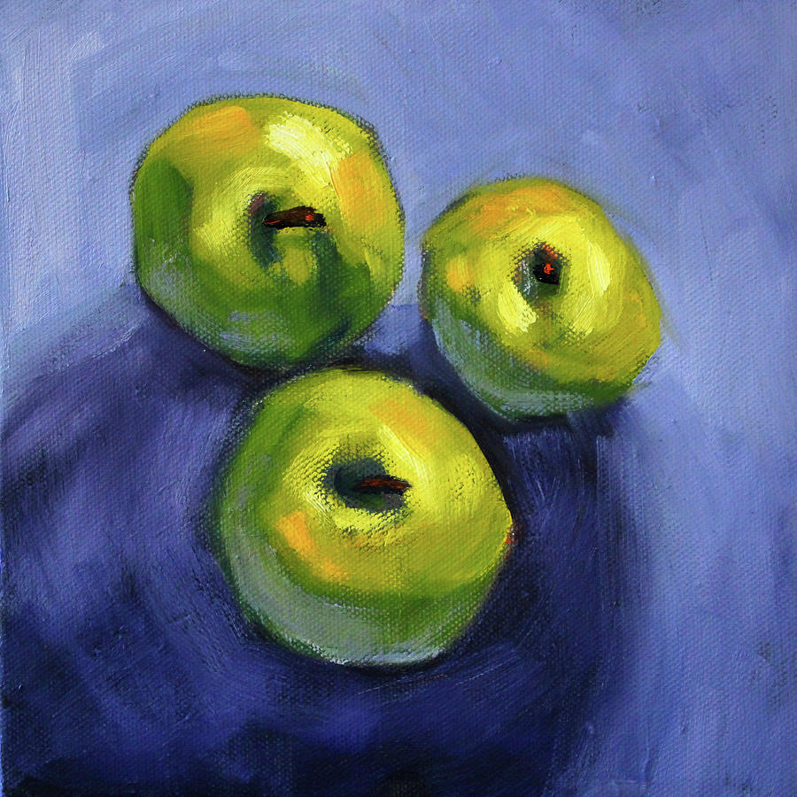 Kitchen Pears Still Life Painting by Nancy Merkle