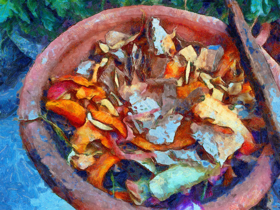 Kitchen Peels For Composting Photograph