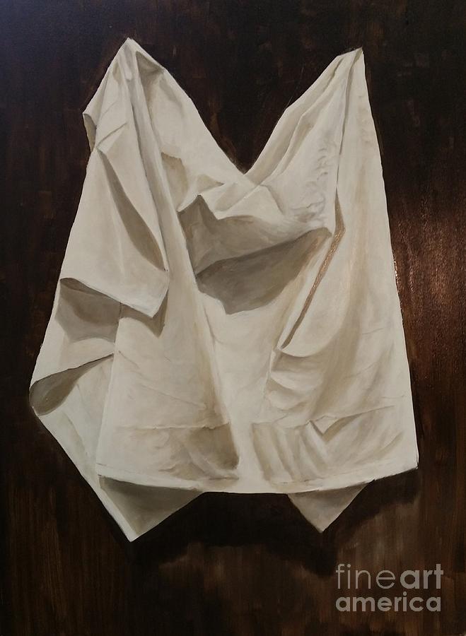 Painting alla Rembrandt - Minimalist Still life study by Rosario Piazza Painting alla Rembrandt - Minimalist Still life study by Rosario Piazza