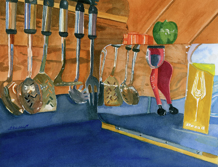 Kitchen Painting - Kitchen Reflections by Lynne Reichhart