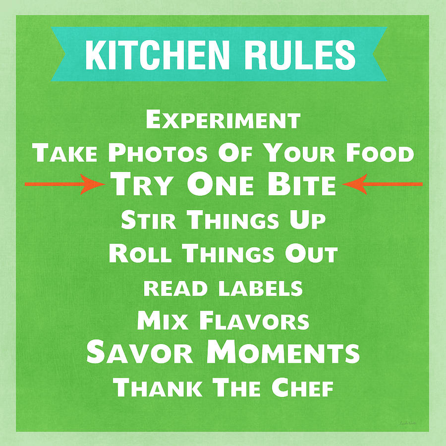 Kitchen Rules Mixed Media