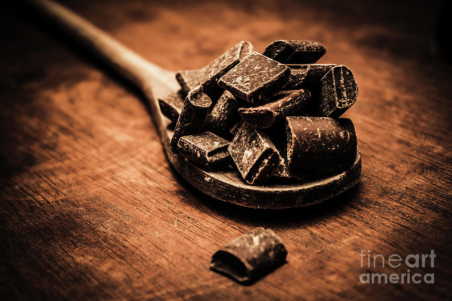 Kitchen scoop on chocolate Photograph by Jorgo Photography