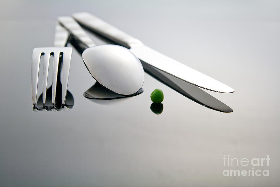 Still Life Photograph - Kitchen silverware by Monika Wlodarska