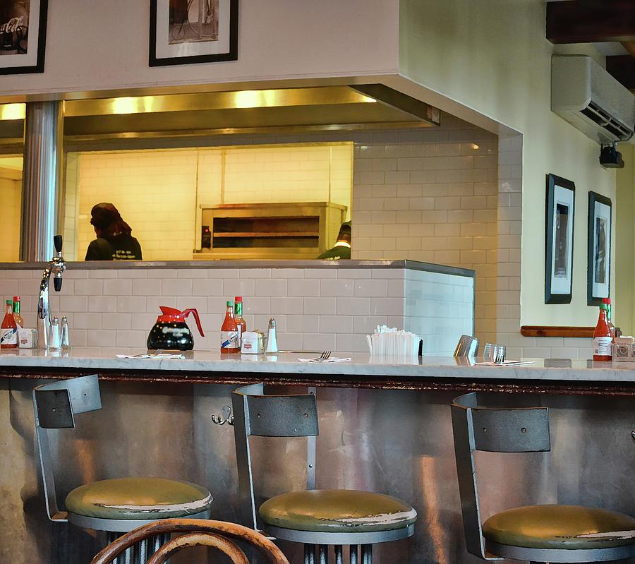 Kitchen View from a Table - French Quarter - New Orleans 1b Photograph by Greg Jackson