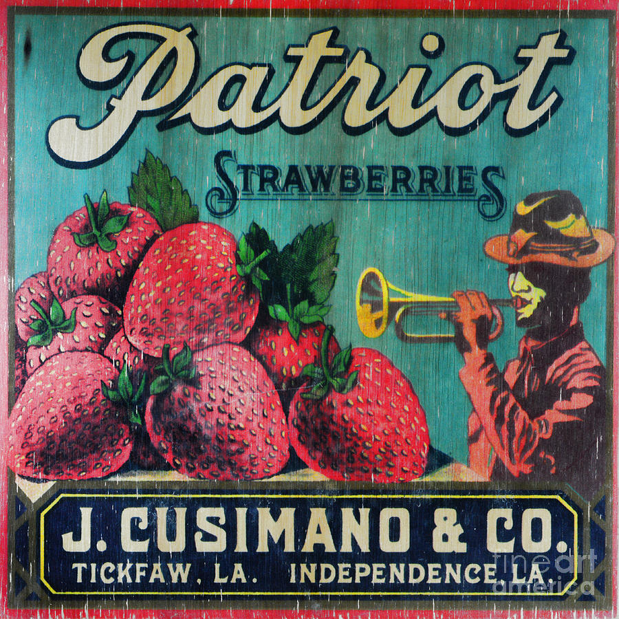 Kitchen - Vintage Strawberry Sign Photograph by Paul Ward