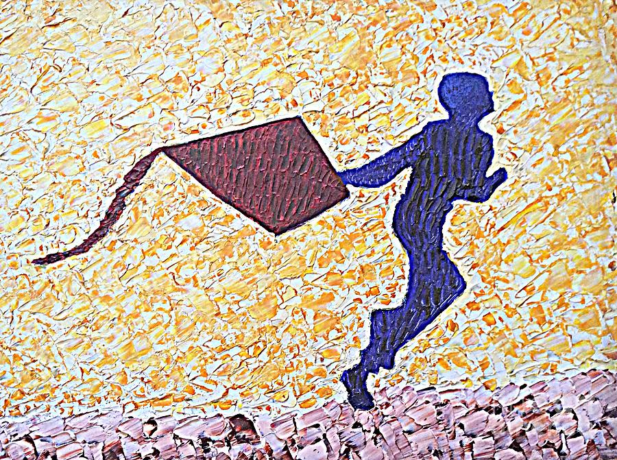 Kite Runner  100 Painting by Richard W Linford
