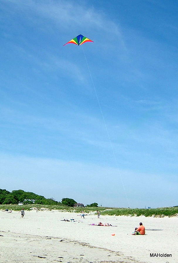 Kite At The Beach Photograph by Mark Holden Pixels