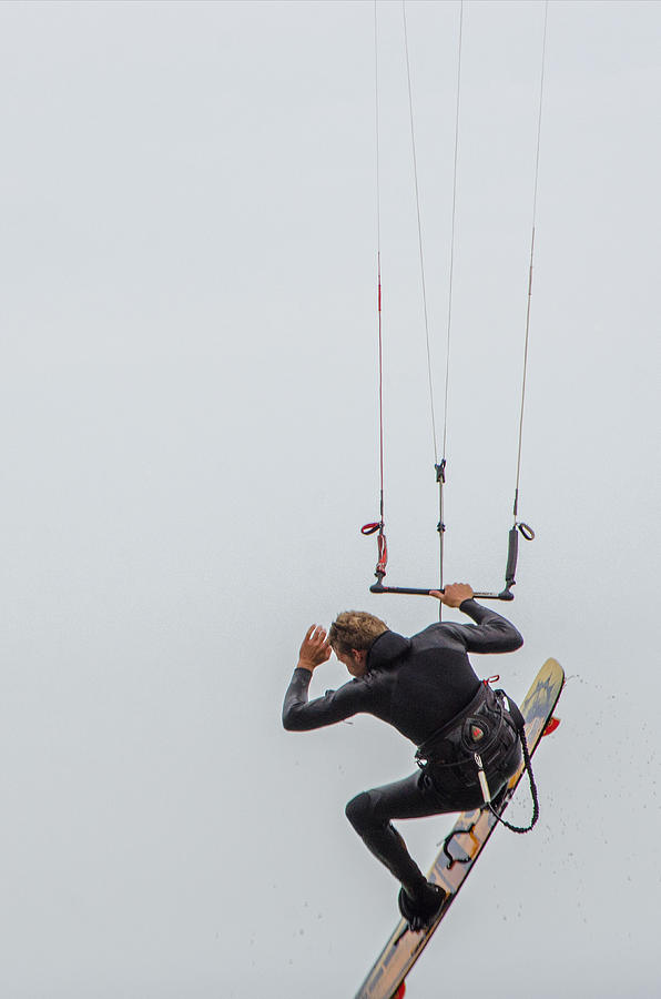 Kite Boarding 2 Photograph by Susan McMenamin