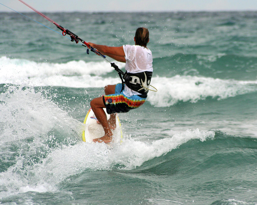 Kite Surfer Dude Photograph by Brook Burling