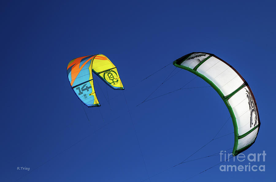 Kiteboarding Wings Photograph by Rene Triay FineArt Photos