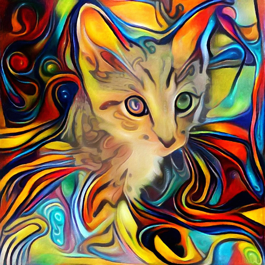 Kitten Digital Art by Bruce Rolff