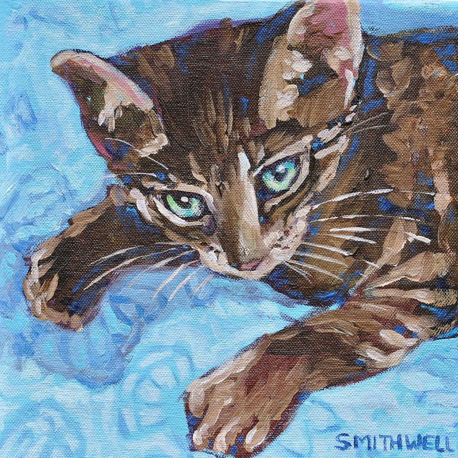 Kitten Painting by Jennifer Smithwell