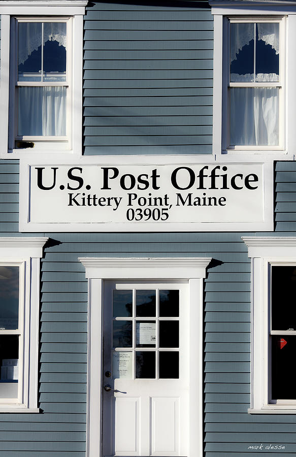 Kittery Point Post Office Photograph by Mark Alesse