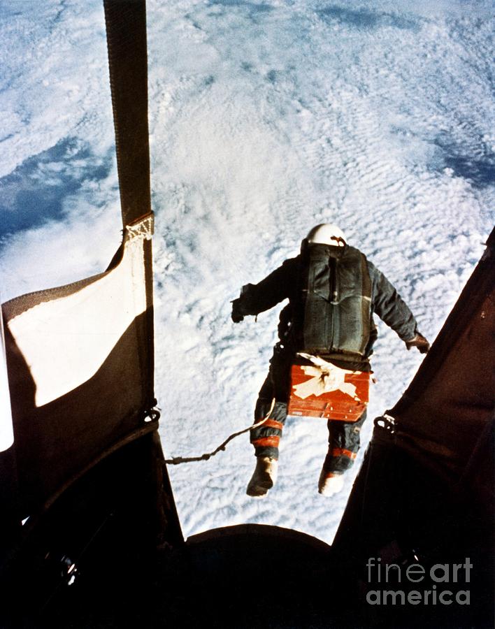Kittinger Photograph by SPL and Photo Researchers