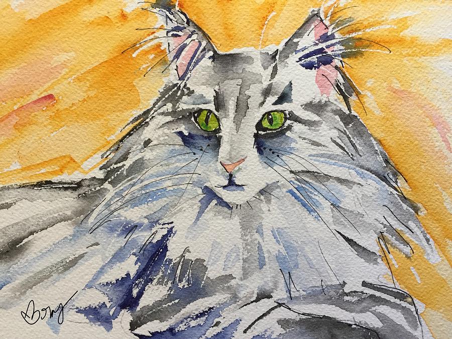 Kitty  Painting by Bonny Butler