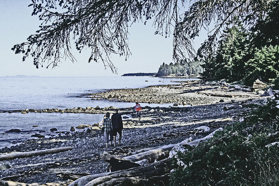 Kitty Colemans Beach - BC Digital Art by Joseph Coulombe