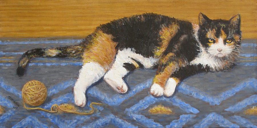 Kitty Painting by Donelli  DiMaria