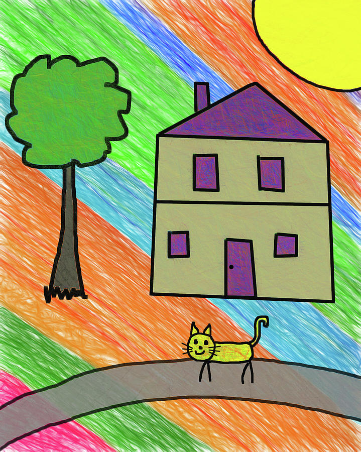 Kitty Finds a Forever Home Digital Art by Mitch Spence