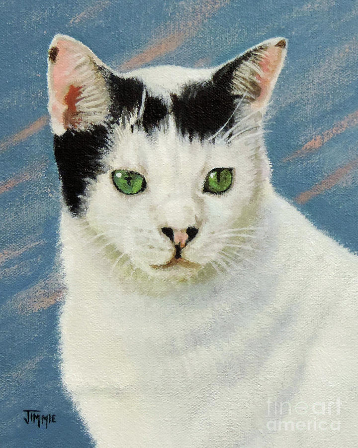 Kitty Kat Painting by Jimmie Bartlett