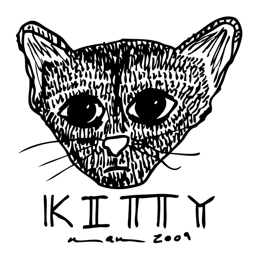 Kitty Kat Drawing by Karl Addison - Fine Art America