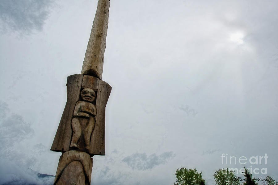 Kitwanga Totem Pole Photograph by David Arment