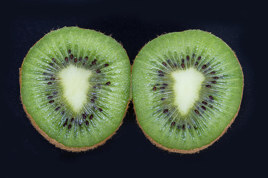 Kiwifruit On Black Photograph by James BO Insogna