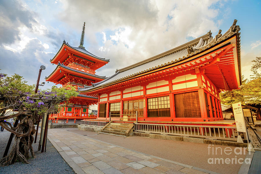 Kiyomizu dera Temple Kyoto Photograph by Benny Marty