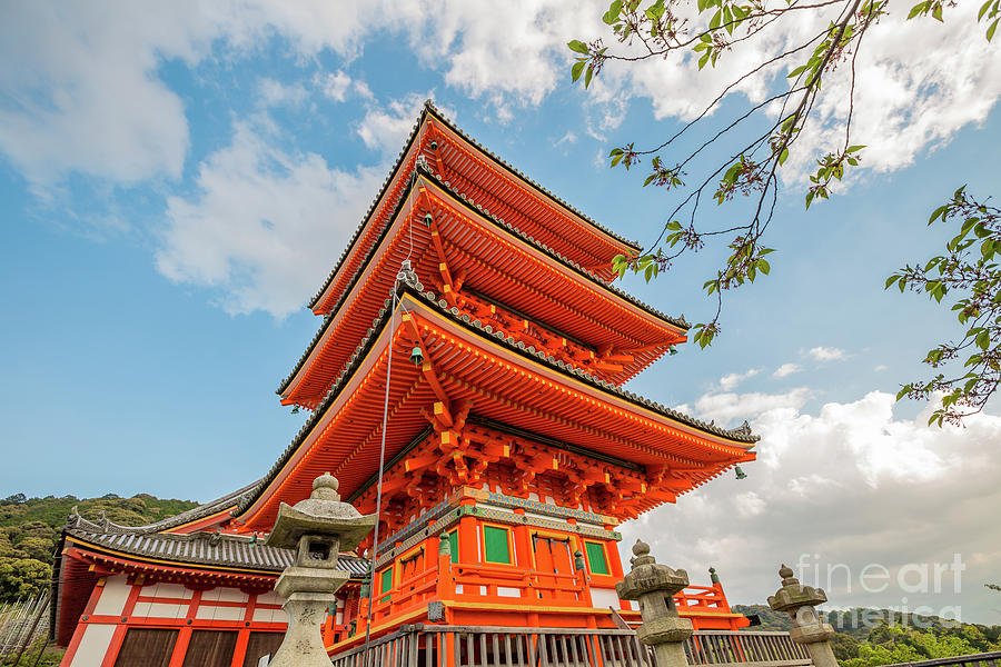 Kiyomizu Pagoda Kyoto Photograph by Benny Marty