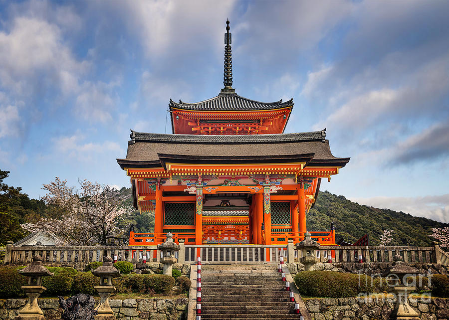 Kiyomizudera Temple in Kyoto Photograph by Karen Jorstad