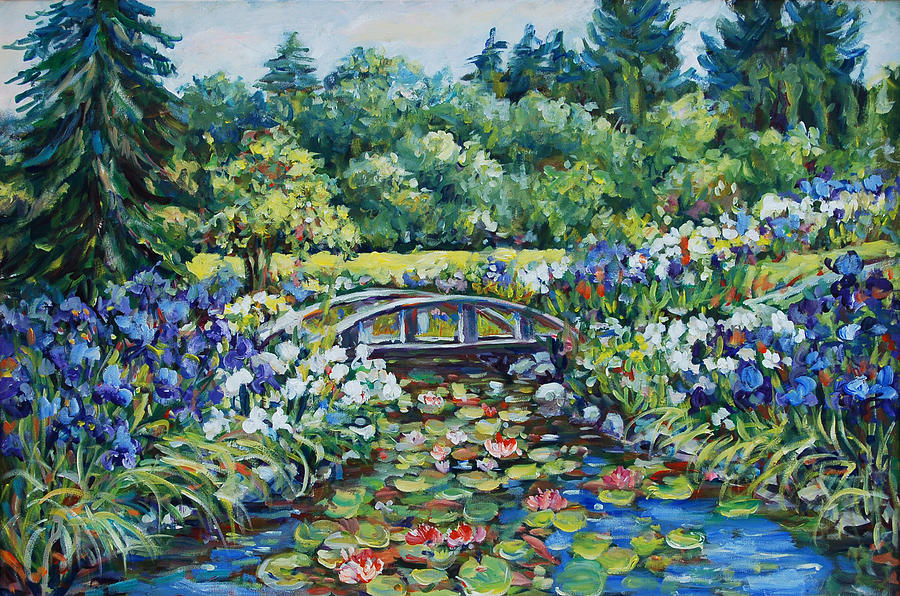 Klehms Lily Pond II Painting by Ingrid Dohm