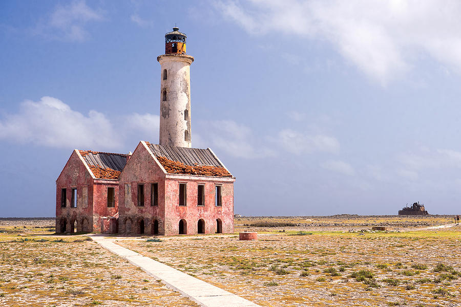 Lighthouse Photograph - Klein Curacao Lighthouse by For Ninety One Days