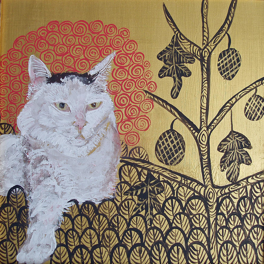 Klimt Cat by Judy Henn