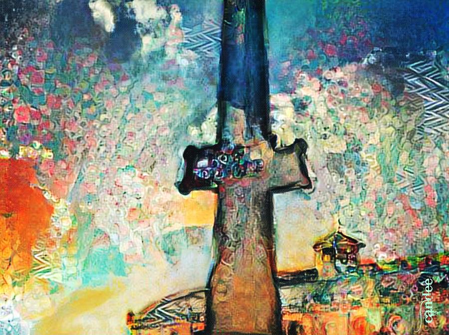 Klimt Pont du Notre Dame Mixed Media by Candee Lucas - Fine Art America