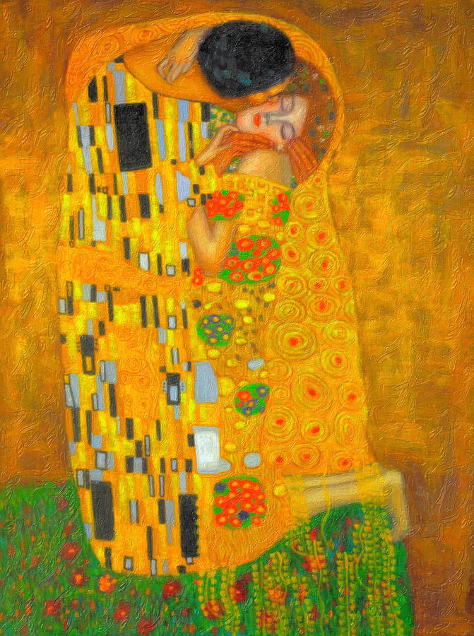 Klimt, The Kiss  Painting by Celestial Images