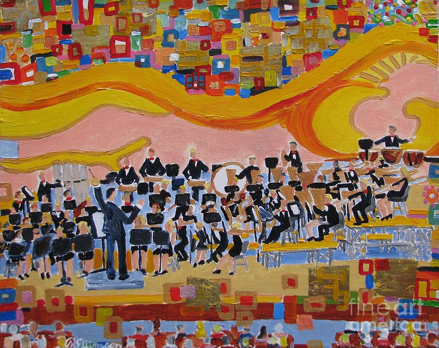 Klimts Band Painting by Rodger Ellingson