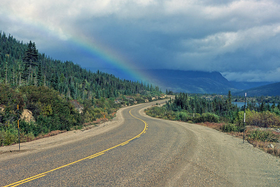 Klondike Highway Rainbow Photograph by Denise Dethlefsen