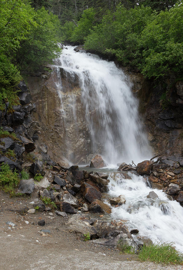 Klondike Waterfall Photograph by Ed Clark