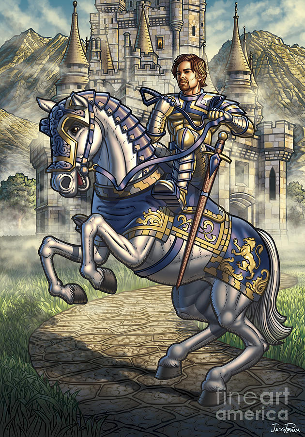 Knight In Shining Armor Digital Art by Jess Perna