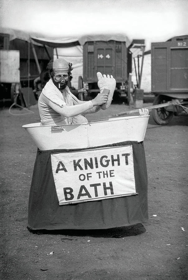Circus Photograph - Knight of the Bath by Unknown