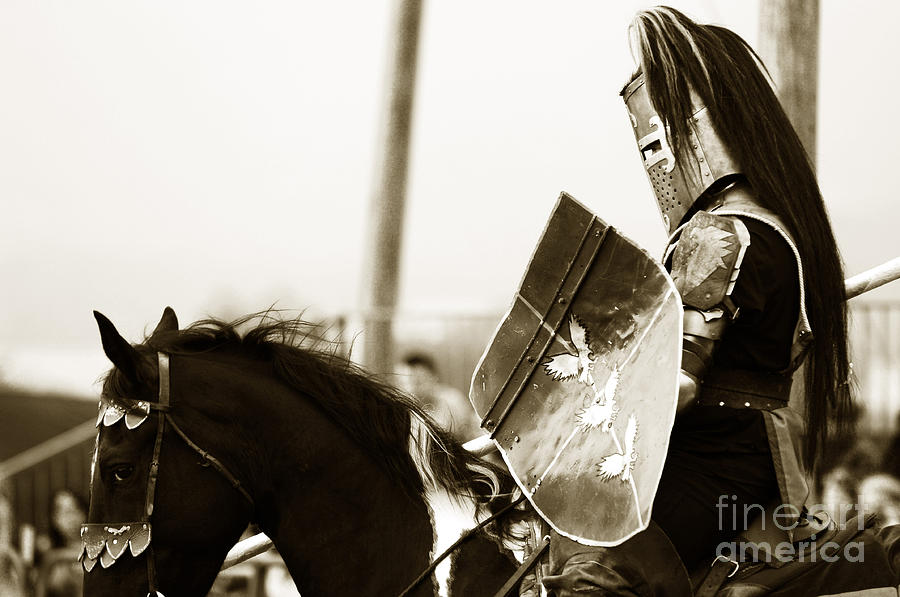 Knight Photograph - Knight ready for battle by Micah May