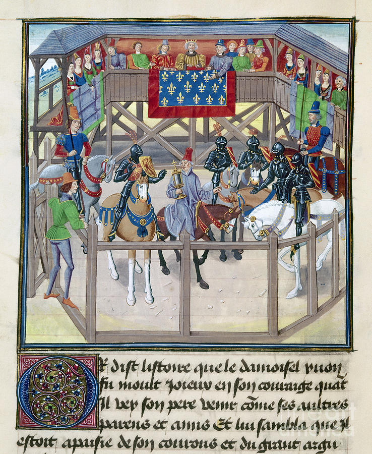 Knights In Tournament Painting by Granger