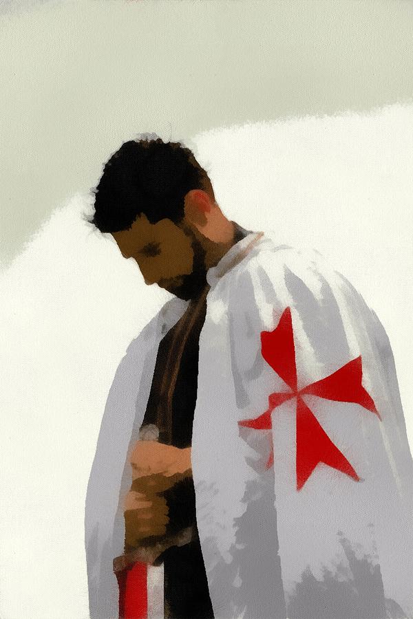 Knights Templar 2 Painting by Esoterica Art Agency