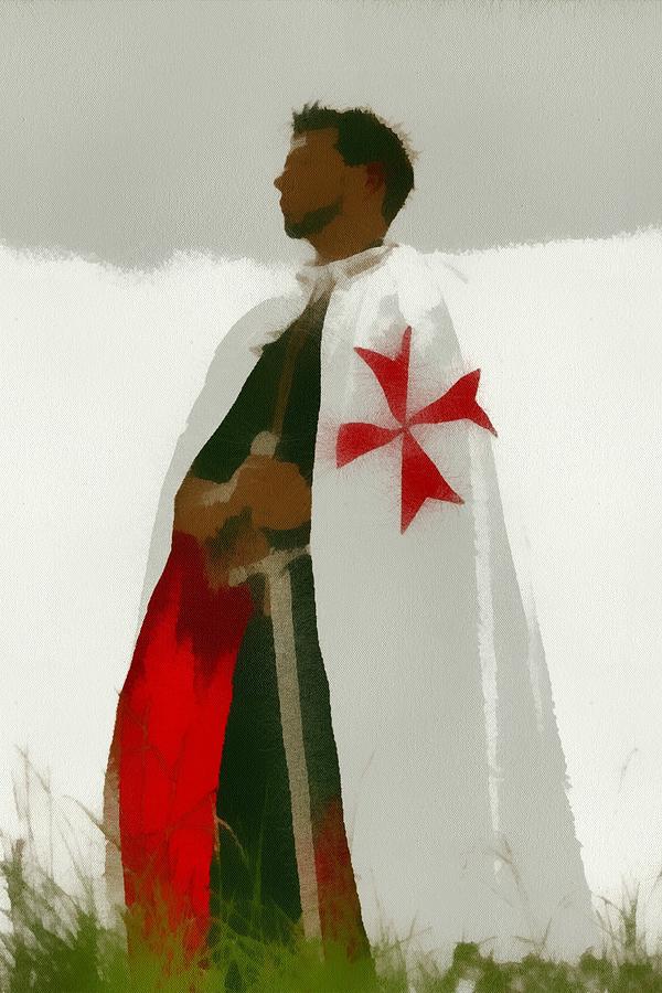 Knights Templar 3 Painting by Esoterica Art Agency