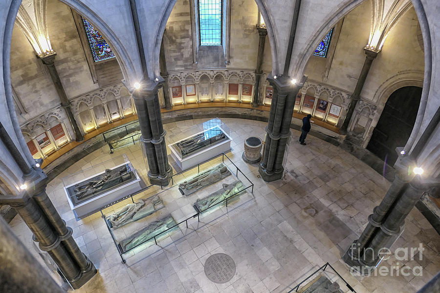 Knights Templar sarcophaguses in London Photograph by Patricia Hofmeester