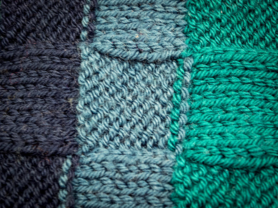 Knitting Detail Photograph by Jean Noren