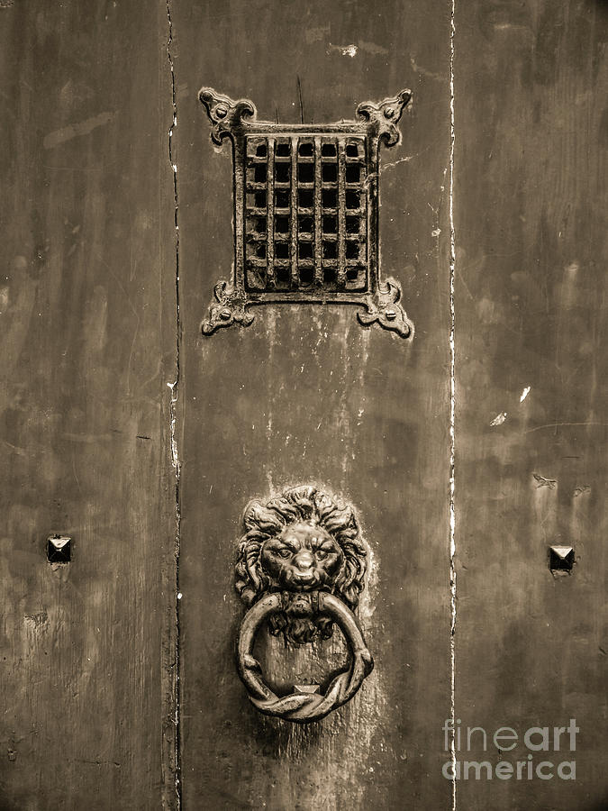 Metal Door Handle Photograph - Knock Knock by Lexa Harpell