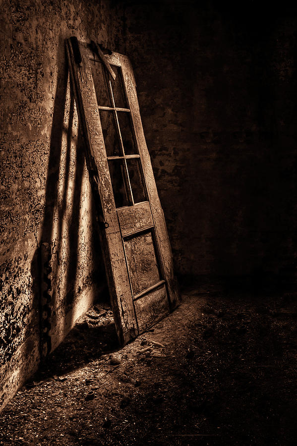 Door Photograph - Knockin At The Wrong Door by Evelina Kremsdorf