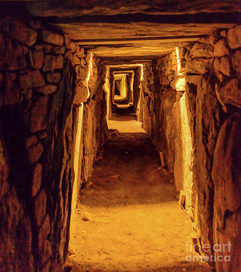 Knowth Passage Photograph by Elvis Vaughn
