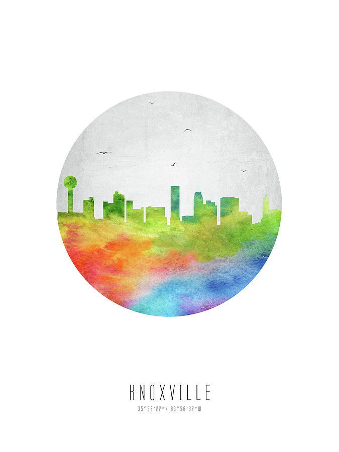 Knoxville Skyline Ustnkx20 Digital Art